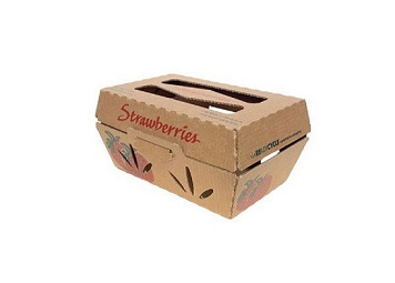 Item No 1294  Pound/quart Strawberry, Readycycle hinge cover till, 180 pack