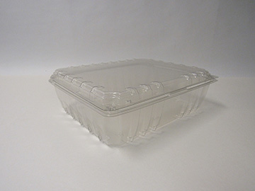Item No 1297   4 Quart Vented Clam Hinged Container, 146 pack