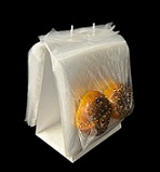 Produce Bags Roll - 12x16 Inches, Clear Food Storage Bags for Vegetables  and Fruits, 350 Bags/Roll, Bread Bags, Grocery Bags, Plastic Bag Roll (1  Roll) 