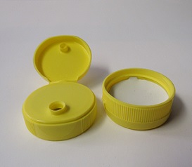 Item No 1348  Cap,  Flip Top, yellow, 1,700 pack