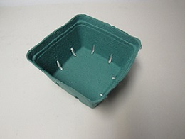 Item No 1384    2 1/2 Quart Pulp Green Paper Till 200 Pack