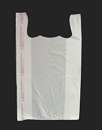 Item No 1400   T-Shirt Poly White Bag, Medium Duty 500 pack