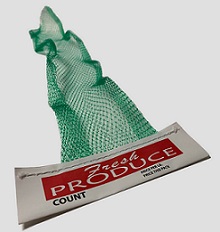Item No 1484 5 lb, 23", Fresh Produce Header Green Mesh Bag, 1000 Pack