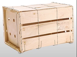 Item No 1514, 1 1/9 Bushel Wirebound Crate, 180 Pack