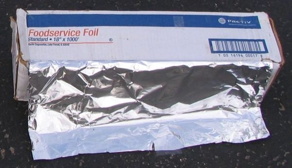 Item No 157 Aluminum Foil Roll, 18 inches x 1,000 feet Dimensions