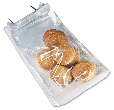 Item No 1628  Wicketed 11" x 13-1/2" x 4 " Clear Poly Bag 1,000 pack