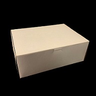 Item No 1649 Bakery box, white, 11 x 8 x 4 inches tall, 100 pack