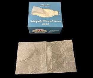 Item No 1652  Wrap Wax Paper 6 x 10 3/4 inches 1,000 pcs per pack