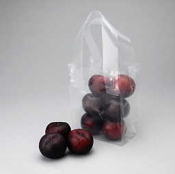 Item No 1660 Small Clear Plastic Tote Bag, 200 pack