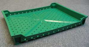 Item No 1696 Shallow Harvesting Lug - no partitions , 6 pack