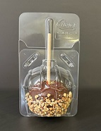 Item No 1699 Caramel Apple Bubble, Clear, 3 1/2 inch diameter, open/close snap locks 1,000 pack