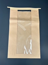 Item No 1715  Bakery Bag, Window, Kraft Paper 300 pack