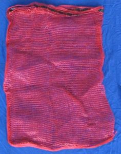 Item No 1089  35 lb Poly Leno Mesh Bag with Draw Cord, 500 pack