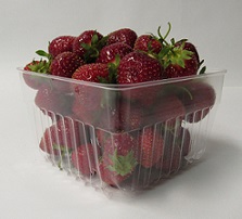 Item No 412 Quart Square Clear Plastic Berry Till/Basket/Box, Qty: 1,000