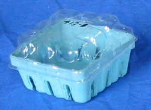Item No 413 Cover for 1/2 Pint Pulp # 438, clear plastic 1,200 pack