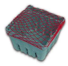 Item No 415  Pint Size Vex Caps, Red Soft Mesh, 2000 pack