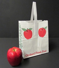 Item No 531  1/2 Peck Wet-Strength Paper Apple Bag 500 pack