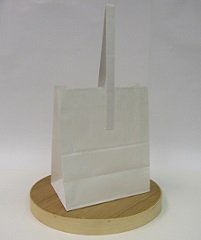 Item No 551  Peck Wet-Strength White Paper Tote Bag 500 pack