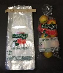 Item No 559  Wicketted Apple Bag, Clear, 5 pounds, 1,000 pack