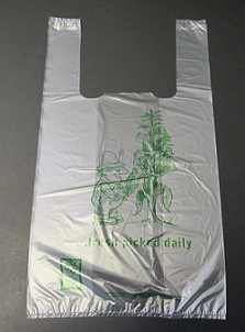 Item No 588  Bag Corn T-Shirt 1/8 Size Poly  Clear 2,000 pack