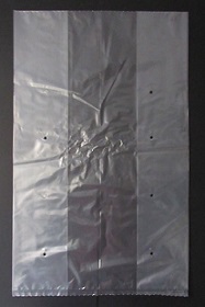 Item No. 593  Poly Basket/Bucket Liner, clear, 1/2 bushel, 2 mil, 500 pack