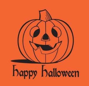 Item No 597  Bag T Shirt Halloween  Orange  1,000 pack