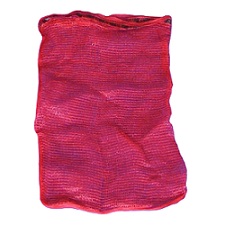 Item No 730  50 lb. Red Poly Raschel Mesh Bag With Drawcord, 500 Pack