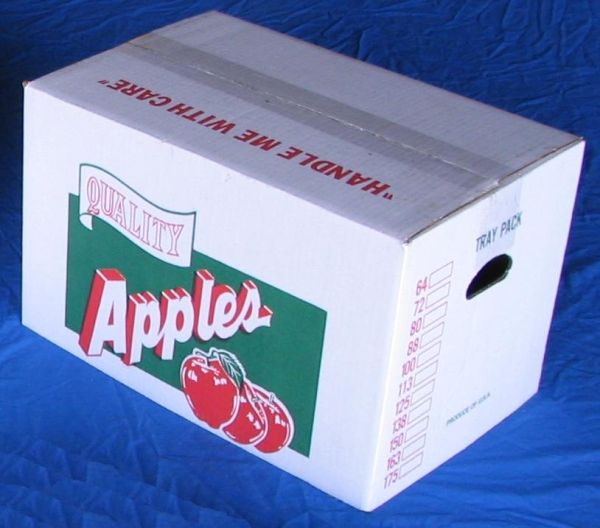 Item No 821 One Bushel Box Base, Brown Corrugated, 500 pack 19 3/4