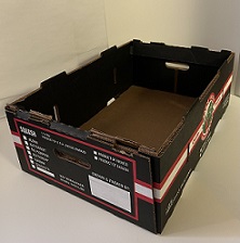 Item No 864  1 1/9 Bushel Vegetable Carton, Open Top, 250 pack