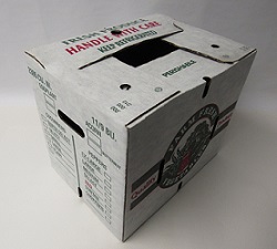 Item No 883,  1 1/9 Bushel Vegetable Carton, Cascaded Wax, 560 pack