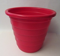 Item No 901,   3/4 bushel Picking Hamper, red  plastic 25 pack