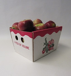 Item No 911  1/2 Peck Corrugated Hamper Box, 500 pack