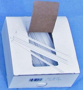 Item No 968  Twist-Tie, 12", wire/paper, 2,000 pack