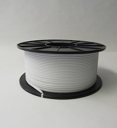 Item No 971  Twist Tie Material, paper/plastic, white 3,000 feet roll