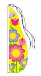 No P13FLWKIT   Flower Feather Flag Kit