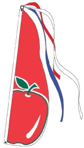 Item No P13APP Apple Feather Flag