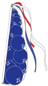 Item No P13BLU Blueberry Feather Flag