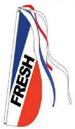 Iten No P13FRESH  Flag Feather, Fresh
