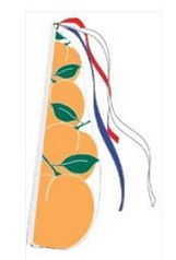 Item No P13PEACHKIT  Peach Feather Flag Kit