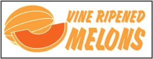 Item No P8MELVRHD "Vine Ripened Melons" 3 ft x 8 ft Heavy Duty Banner