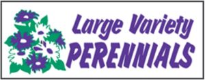 Item No P8PRNLGVARHD "Large Variety Perennials" Heavy Duty Banner