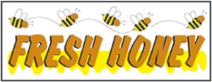 Item No P8HONFR "Fresh Honey" Banner