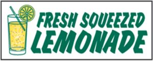 Item No P8LEMFRSQ "Fresh Squeezed Lemonade" Banner