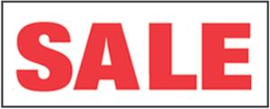 Item No P8SALE "Sale" Banner