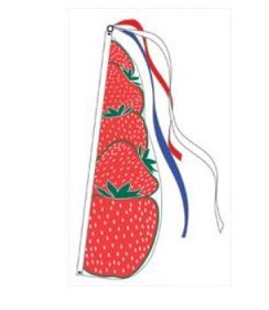 Item No P13STRKIT Strawberry Feather Flag Kit